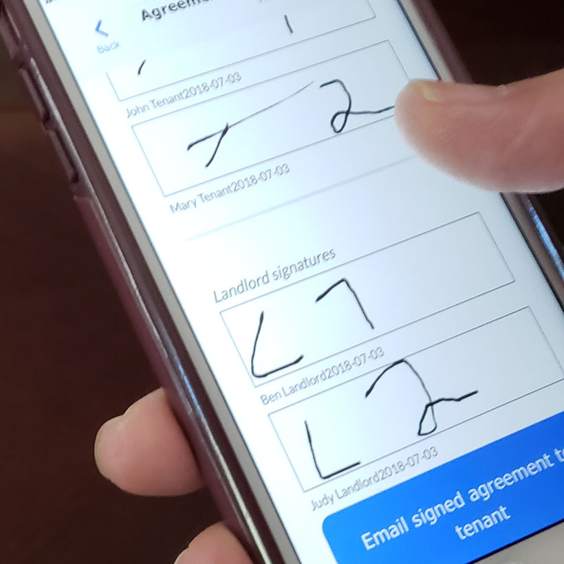 SIGN AGREEMENT ONLINE